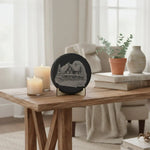 Ardoise Maison Hiver - Vignette | GravéPourToi