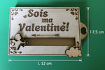 Boîte à message 'Douce st valentin' - Vignette | GravéPourToi