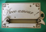 Boîte à message 'avec amour' - Vignette | GravéPourToi