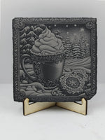 Ardoise 'tasse chantilly' - Vignette | GravéPourToi