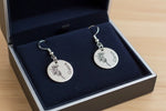 Boucles d'oreilles fleur de naissance Octobre - Vignette | GravéPourToi