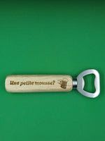 Décapsuleur thème une petite mousse - Vignette | GravéPourToi