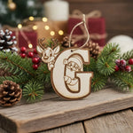 Boule de Noël bois G - Vignette | GravéPourToi