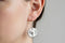 Boucles d'oreilles fleur de naissance Décembre