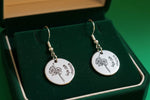 Boucles d'oreilles fleur de naissance Septembre - Vignette | GravéPourToi