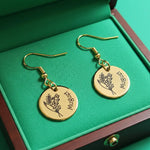 Boucles d'oreilles fleur de naissance Mai - Vignette | GravéPourToi