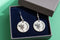 Boucles d'oreilles fleur de naissance Février - GravéPourToi