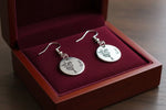 Boucles d'oreilles fleur de naissance Juin - Vignette | GravéPourToi