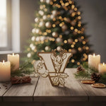 Boule de noël bois personnalisable - Vignette | GravéPourToi