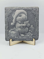 Ardoise "Souris noël" - Vignette | GravéPourToi