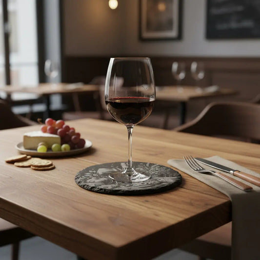 Ardoise "vin et fromage"