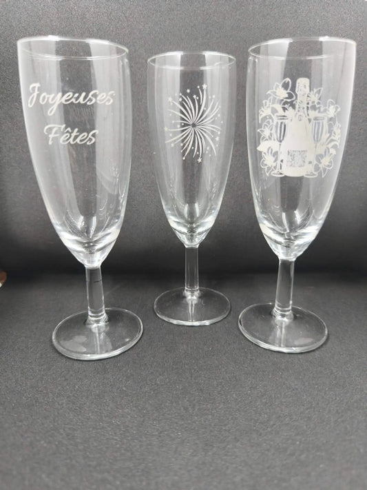 Flûte à champagne personnalisable - GravéPourToi