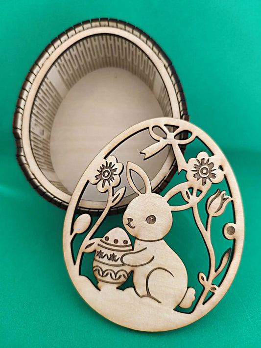 Pâques "boite chasse aux œufs" - GravéPourToi