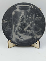 Ardoise 'Pot neige' - Vignette | GravéPourToi