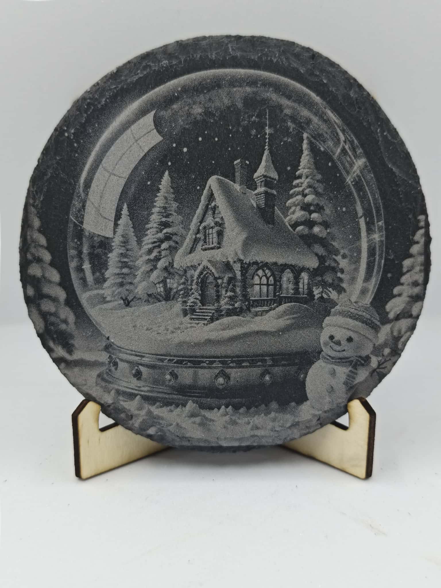 Boule de noël paysage - GravéPourToi