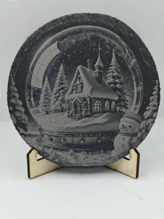 Boule de noël paysage - GravéPourToi