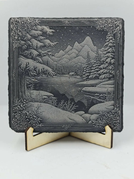 Paysage d'hiver - GravéPourToi