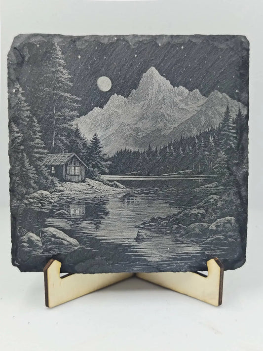 Paysage lac - GravéPourToi