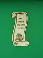 Marque-pages "Chut" - Vignette | GravéPourToi