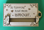 Boîte à message 'Envoie tout mon amour' - Vignette | GravéPourToi