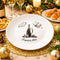 Assiettes à entrées joyeuses fêtes