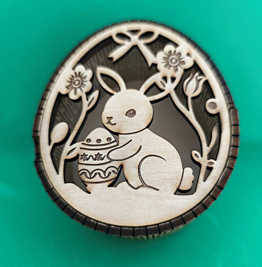 Pâques "boite chasse aux œufs" - GravéPourToi