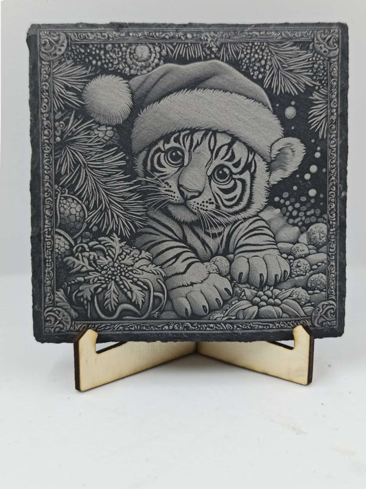 Tigre noël - GravéPourToi