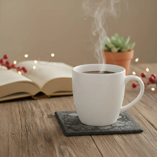 Ardoise 'Tigre Noël': Une pièce décorative unique