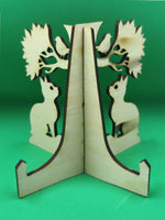 Support décoration en forme de chat - Vignette | GravéPourToi