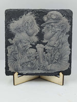 Ardoise "vieux amis" - Vignette | GravéPourToi