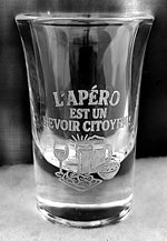 Verre à Shooter Devoir Citoyen - Vignette | GravéPourToi