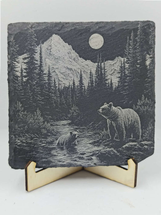 Ours et ourson - GravéPourToi