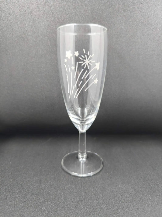 Flûte à champagne (feu d'artifice) - GravéPourToi