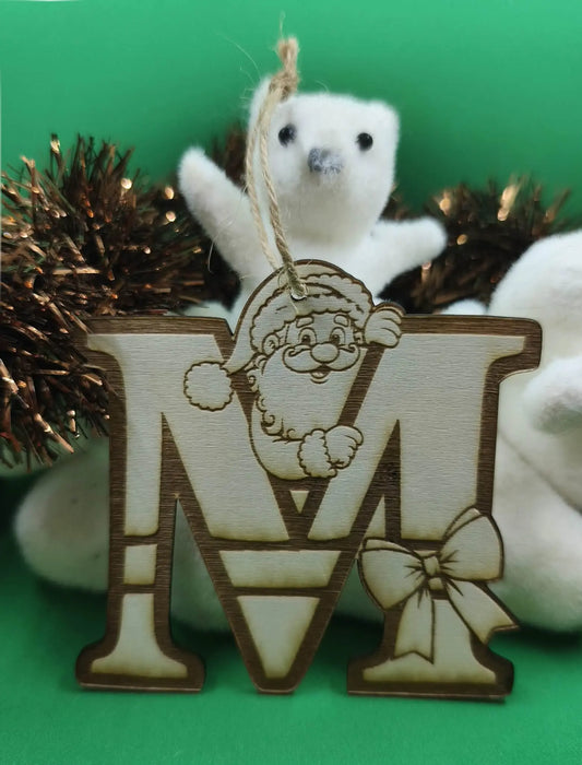 Boule de noël bois personnalisable - GravéPourToi