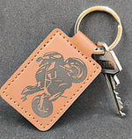 Porte-clefs gravé moto - Vignette | GravéPourToi