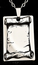 Pendentif parchemin 2 - Vignette | GravéPourToi