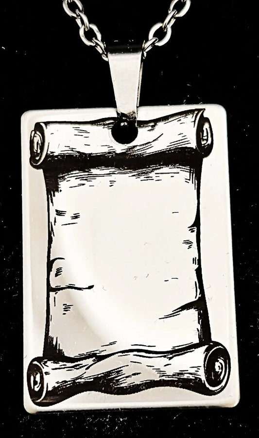 Pendentif parchemin 2 - GravéPourToi