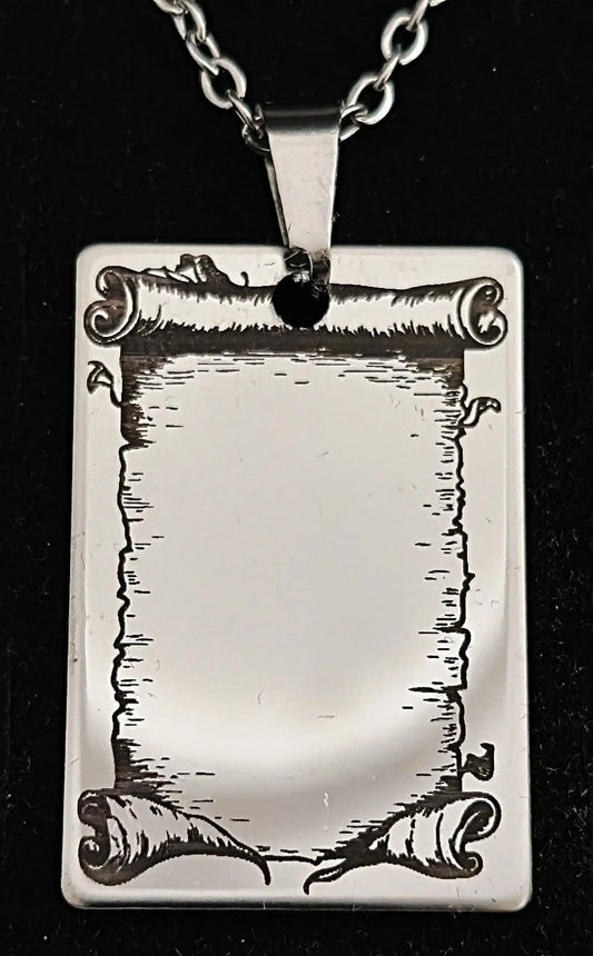 Pendentif parchemin 5 - GravéPourToi