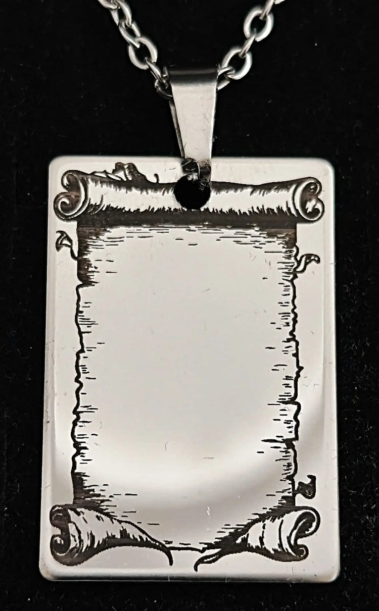 Pendentif parchemin 5 - GravéPourToi