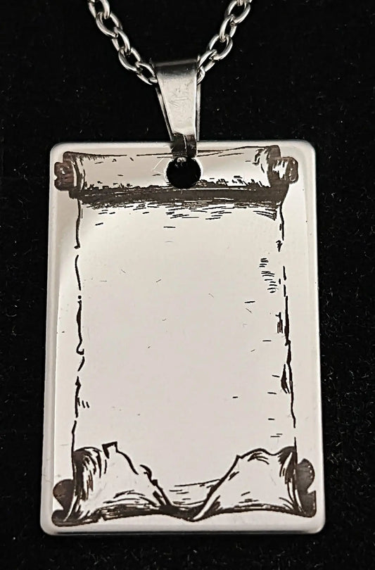 Pendentif parchemin 6 - GravéPourToi