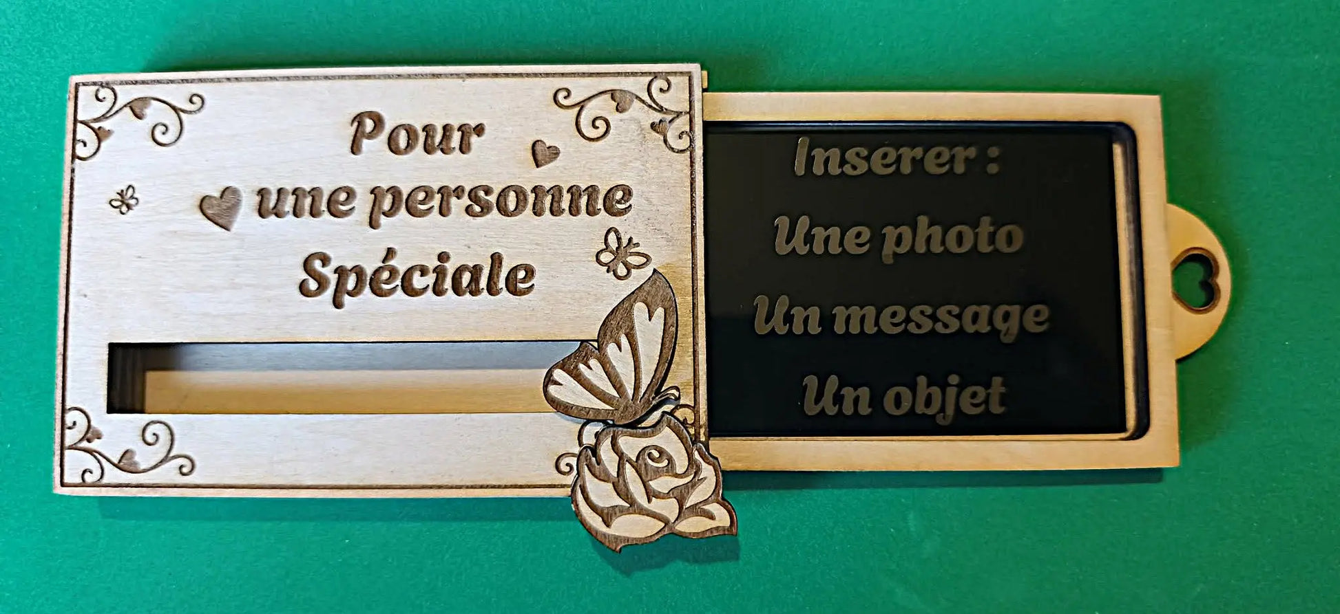 Boîte à message 'Pour une personne spéciale' GravéPourToi