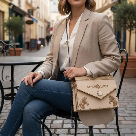 Sac à main motif cheval GravéPourToi